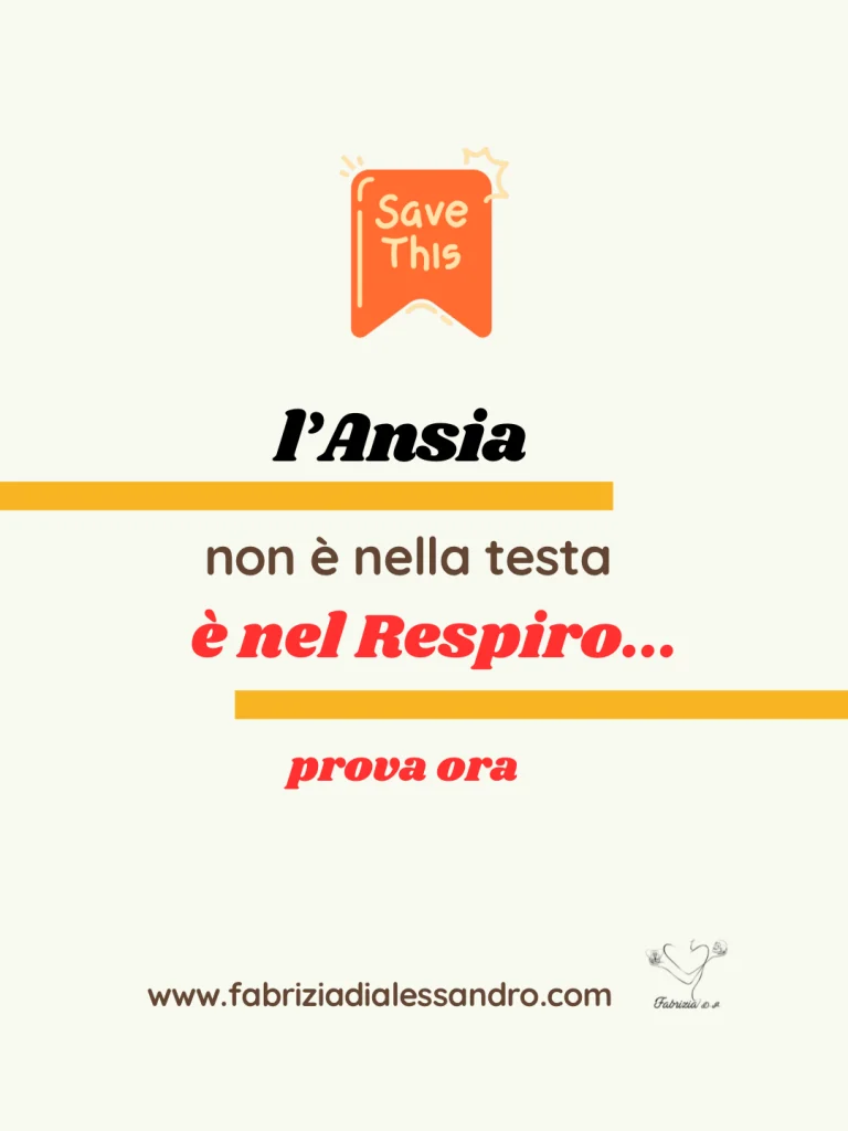 Soffocati dall’ Ansia? Ecco come uscirne con il respiro